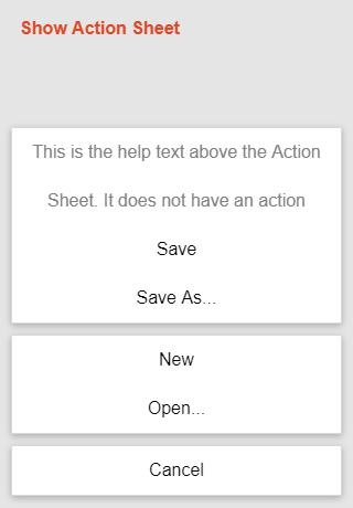 Actionsheet2